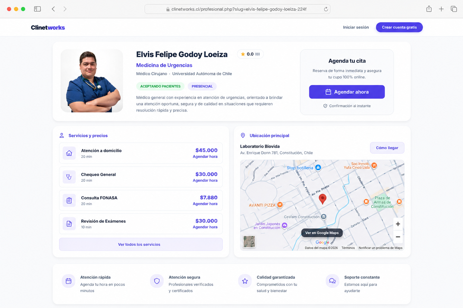 Perfil del Profesional